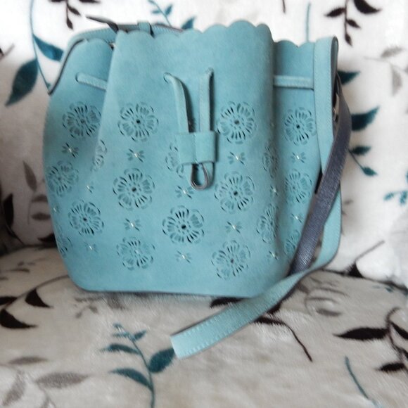 Coach Handbags - Coach suede floral bag